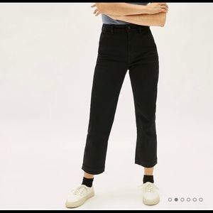 Everlane Straight Leg Crop Pant Size 2